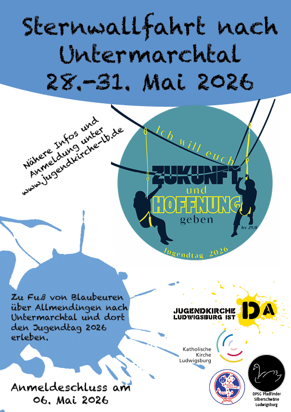 Sternwallfahrt zum Jugendtag 2026 nach Untermarchtal